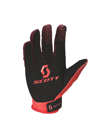 Gants longs Enfant 350 D IRT EVO JUNIOR Rouge/Noir