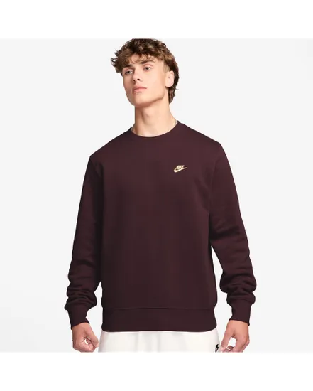 Sweat Homme M NK CLUB BB CREW Bordeaux