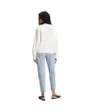 Sweat col rond Femme DEROXINA 7 Blanc Clair