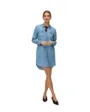 Robe Femme VMSIGGA LS Short Dress Lt Bl Ga Noo