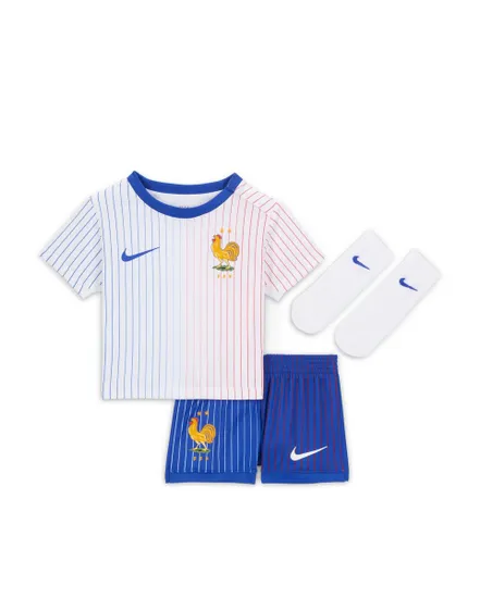 Ensemble de football Bébé garçcon FFF INF NK DF STAD KIT AW Blanc