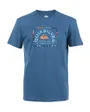 T-shirt manches courtes Homme FOURTHFLOWER SQUARE FLAXTON YM Bleu