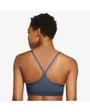 Brassiere de sport Femme W NK DF INDY V-NECK BRA Bleu