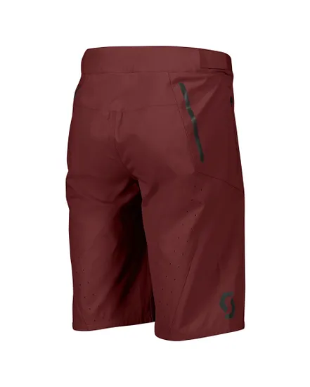 Short Homme ENDURANCE LS/FIT AVEC PAD Rouge Grenat