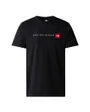 T-shirt Homme M S/S NEVER STOP EXPLORING TEE Noir