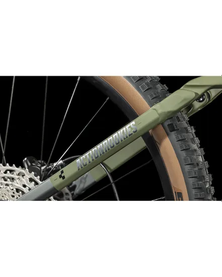 VTT tout suspendu Enfant STEREO 140 HPC ROOKIE Gris/Vert