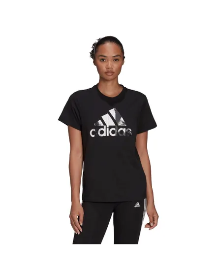 T-shirt manches courtes Femme W AOP T Noir