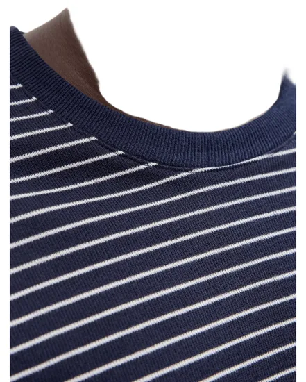 Tee Shirt Homme Jjedover Striped Tee Ss Crew Neck Sn