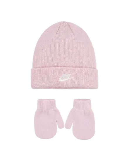 Coffret Enfant CLUB BEANIE/GLOVE SET Rose