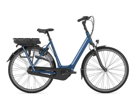 Vélo électrique urbain Femme ORANGE C7+ HMB 400WH Bleu Canard