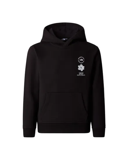 Sweat à capuche Enfant G FLOWER GRAPHIC RELAXED HOODIE Noir