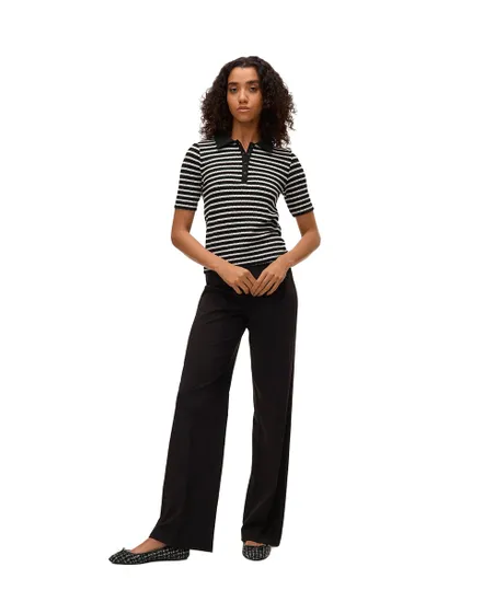 Pantalon Tailleur Femme VMTEXAS MW Straight Pant