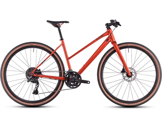 Vélo trekking Femme NULANE PRO Orange