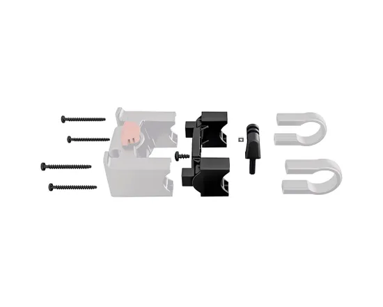 Support d'écran Intuvia combinable avec support de panier au guidon Noir