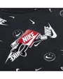 T-shirt Jeune enfant NKB AOP BOXYB SS TEE Noir