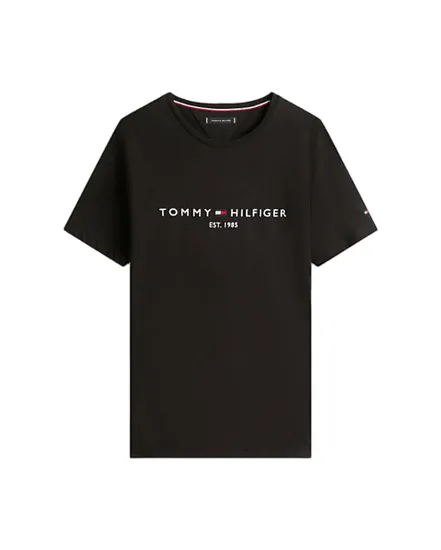 T-shirt col rond Homme CORE TOMMY LOGO TEE Noir