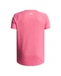 T-shirt Enfant UA TECH 2.0 SS Rose