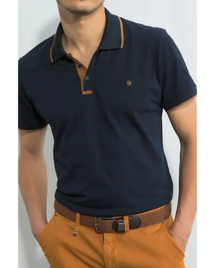 Polo Homme CLASSIC MC Bleu