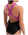 Maillot de bain Fille G ARENA PINWHEEL SWIMSUIT V BACK Noir