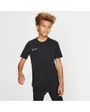 T-shirt de Football Enfant plus âgé DRI-FIT ACADEMY KIDS SOCCER T Noir
