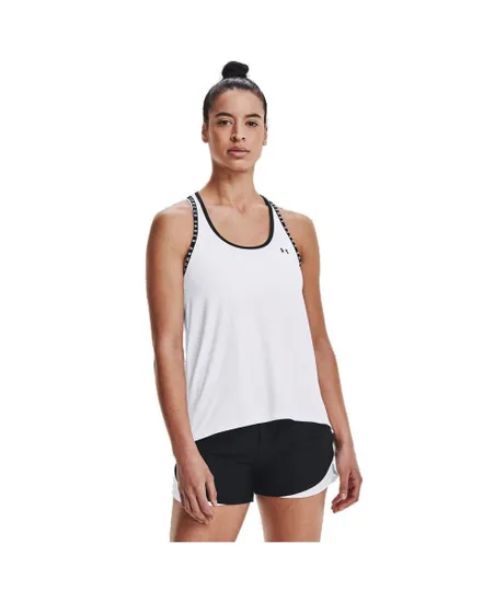 Debardeur Femme UA Knockout Tank Blanc