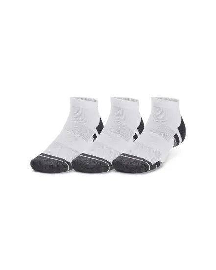 Socquettes Unisexe UA PERFORMANCE TECH 3PK LOW Blanc