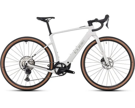 Vélo électrique Gravel Unisexe NUROAD HYBRID C:62 RACE 400X Blanc