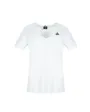 T-shirt manches courtes Femme ESS TEE SS COL V N 1 W Blanc