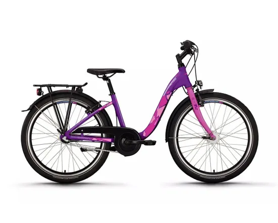 Vélo Enfant EQOLA 3 DEEP Violet/Rose