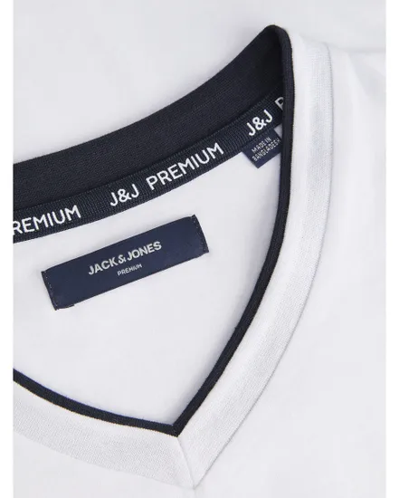 Tee shirt Homme Jprblurise V Neck Tee Ss Smu