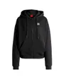 Sweat zippé à capuche Femme DALFINE Noir
