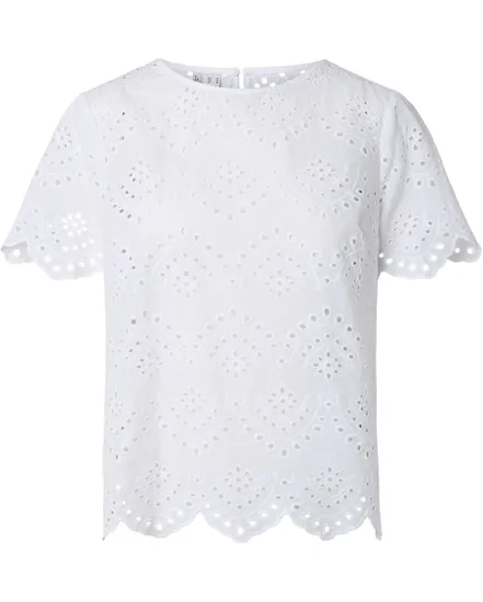 Chemisier Femme Blanc Éclatant PIECES
