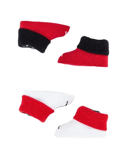 Chaussons Bébé garçon JHN HANGING JUMPMAN CLR BOOTIE Rouge