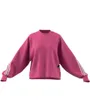 Un sweat-shirt ample et cosy orné des iconiques 3 bandes. Femme W FI 3S CREW Ros