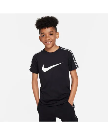 T-shirt Enfant B NSW REPEAT SW SS TEE Noir