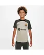 Maillot de football Enfant FCB Y NK DF STRK SS TOP K Beige