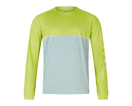 T-shirt manches longues Homme CORE PRINT Vert Citron