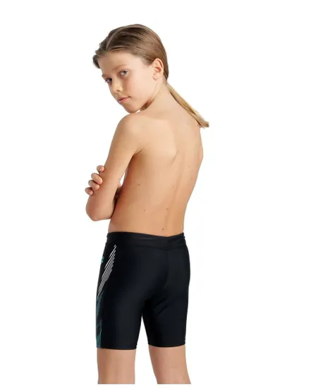 Maillot de natation Enfant BOYS  SWIM MID JAMMER GRAPHIC Noir