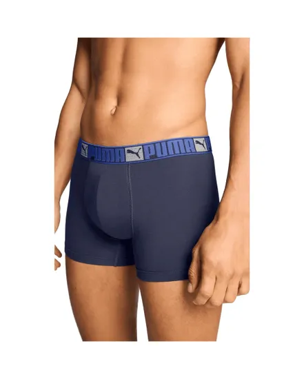 Lot de 2 Boxers Homme Logo Block