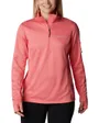 Polaire Demi-zip Femme W PARK VIEW GRID FLEECE 1/2 ZIP Rose