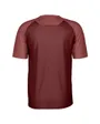 T-shirt manches courtes Homme DEFINED MERINO Rouge sombre