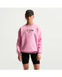 Sweat Enfant G NSW STDIO FLC OVRSZD CRW AOP Rose