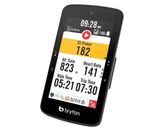 Compteur GPS de vélo RIDER S800 E Noir