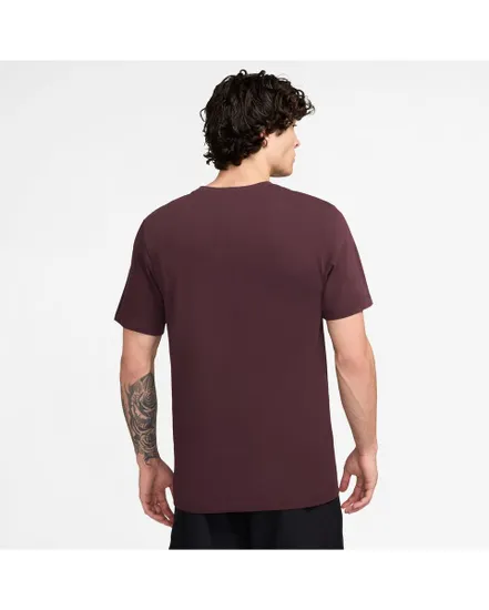 T-shirt Homme M NK DF TEE TRAIL LOGO Bordeaux