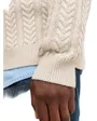 Pull Homme JPRBLUSEAN Knit Cable Shawl Neck