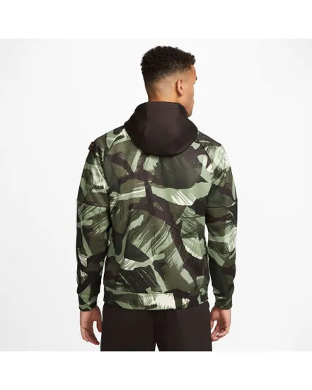 Sweat à capuche manches longues Homme M NK TF HD CAMO AOP Vert