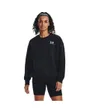 Sweat Femme UA ICON FLEECE OS CREW Noir