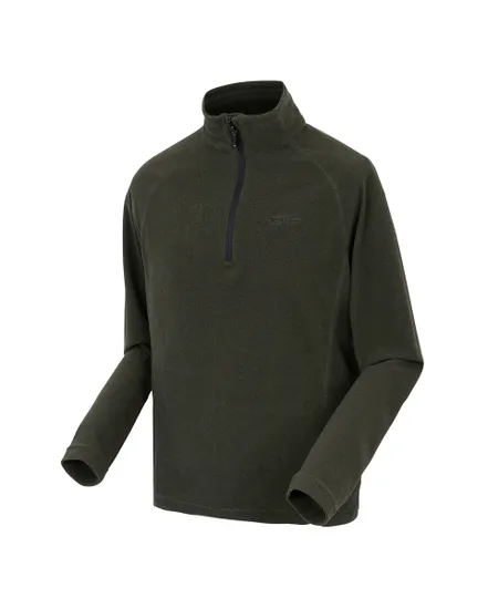 Polaire col zip Homme MONTES Vert