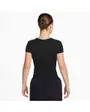 T-shirt Femme W NSW NK CHLL SS SQR NCK TOP Noir