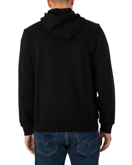 Sweat zippé à capuche Homme DAPLE212 Noir